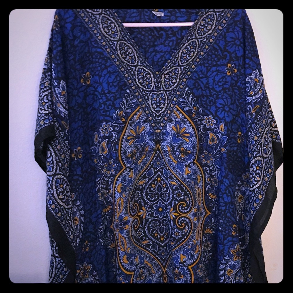 Beautiful Royal Blue Cover-Up/Dress